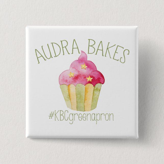 KBC Audra Bakes Square Button (Front)