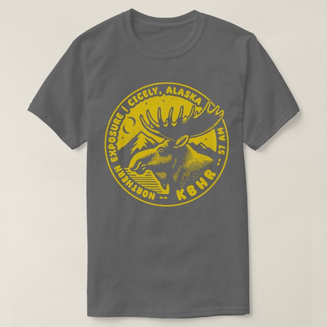 KBHR 57 AM Northern Exposure TShirt (Design Front)