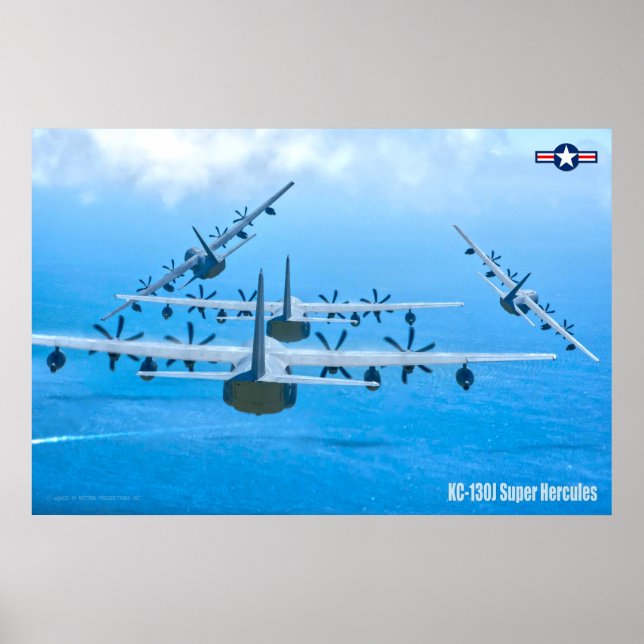 KC-130J SUPER HERCULES POSTER (Front)
