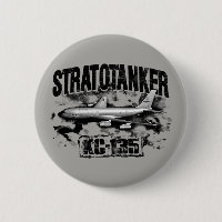 KC-135 Stratotanker Round Button Button