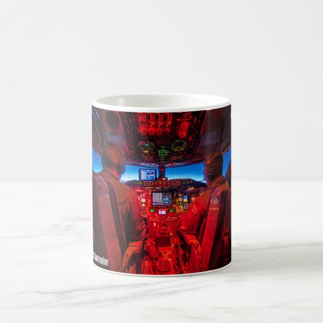 KC-135R STRATOTANKER COCKPIT COFFEE MUG (Center)