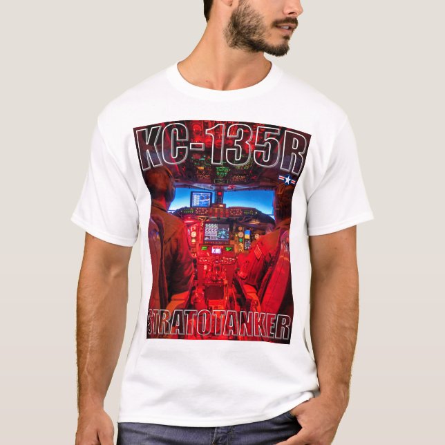 KC-135R STRATOTANKER COCKPIT T-Shirt (Front)