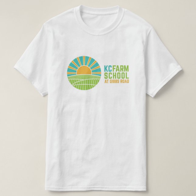 KC Farm School Logo Basic Tee (Design Front)