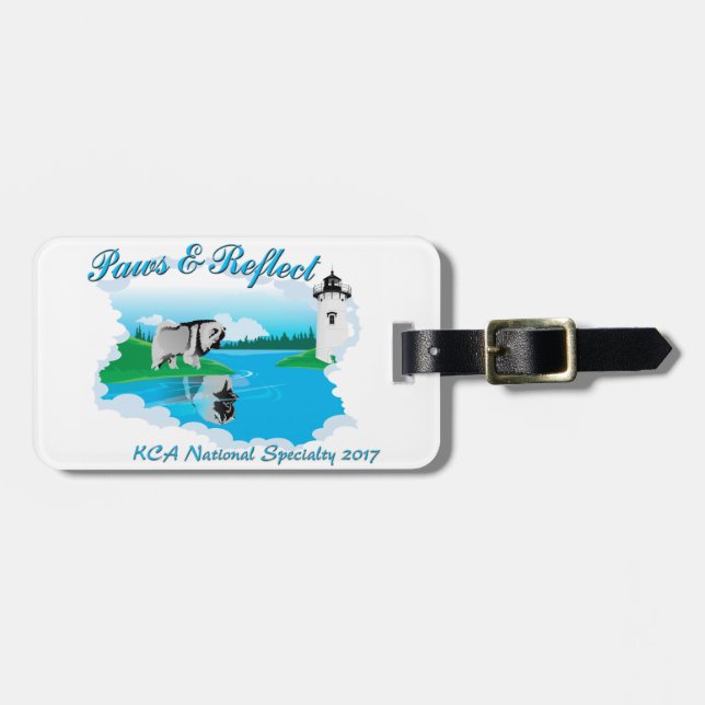KCA National logo Luggage Tag (Front Horizontal)