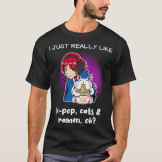 KCat Ramen  Ramen Noodles Cats Korean Music  T-Shirt