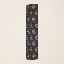 KCL Chiffon Scarf in Black