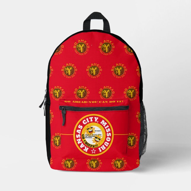 KCMOCOU SUNNY&RAYRAY GA2 PRINTED BACKPACK (Front)