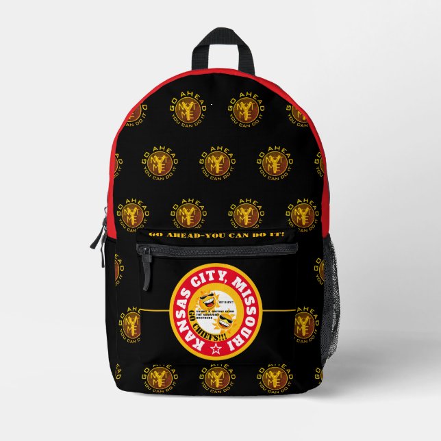 KCMOCOU SUNNY&RAYRAY GAbr Printed Backpack (Front)