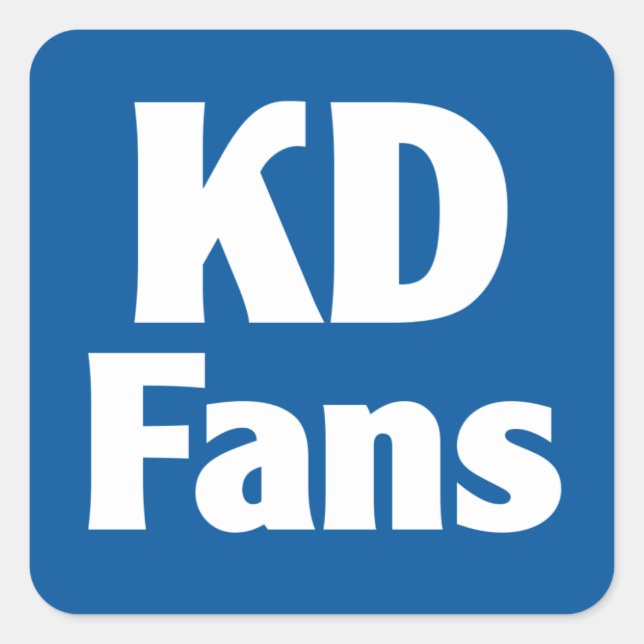 KDFans Sticker (Front)