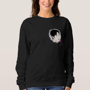 Kdrama fan korean series portrait, finger heart sweatshirt