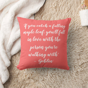Kdrama Goblin Love Quotes Cushion