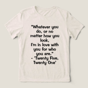 kdrama (korean drama) love quotes Tri-Blend shirt