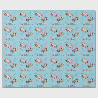 Kdrama Kpop bias idol korean typo 4 photos custom Wrapping Paper