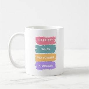 Kdrama Lettering Coffee Mug for Korean Drama Lover