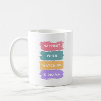 Kdrama Lettering Coffee Mug for Korean Drama Lover