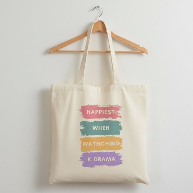 Kdrama Tote Bag Typography Korean Drama Fan Gift (Creator Uploaded)
