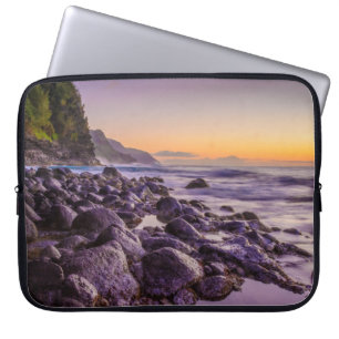 Ke’e Beach at Sunrise, Kauai, Hawaii Wetsuit Laptop Sleeve