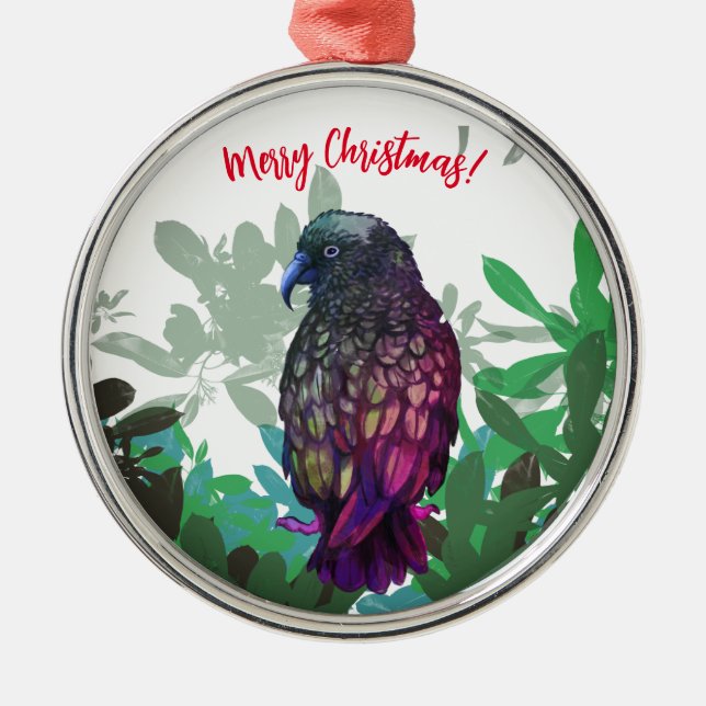 Kea bird  Ornament (Front)