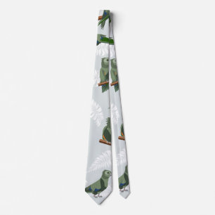 Kea Fern fronds Pattern Tie