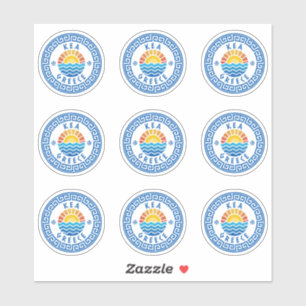 Kea Island, Greece Multiple Pack Sticker
