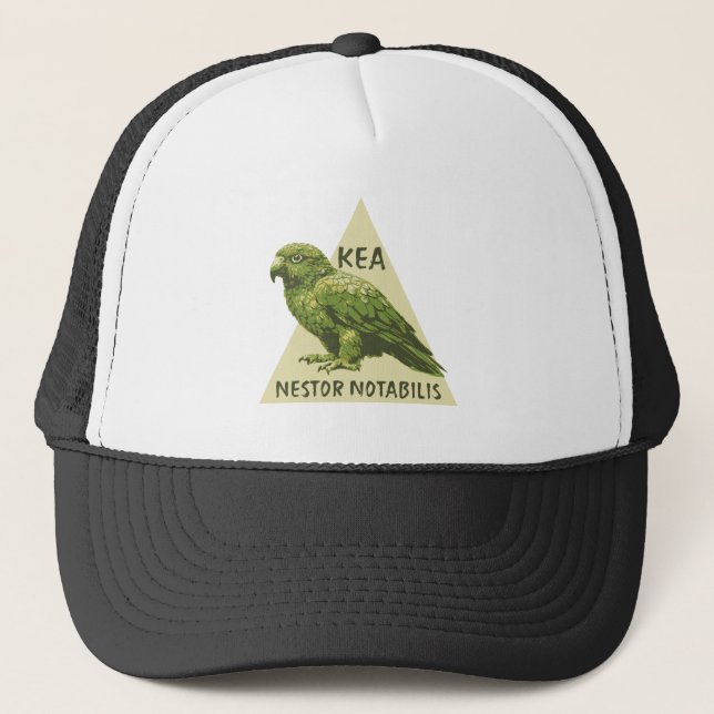 Kea New Zealand bird Trucker Hat (Front)