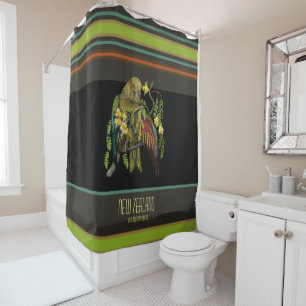 Kea New Zealand Mountain Parrot Shower Curtain