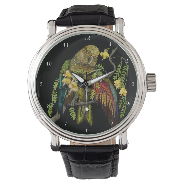 Kea New Zealand Mountain Parrot Watch (Front)