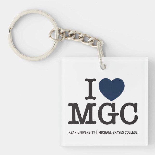 Kean MGC Graphic Design Key Ring (Front)