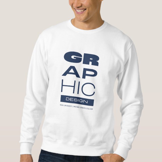 Kean MGC Graphic Design Men's Basic Sweatshirt (Front)
