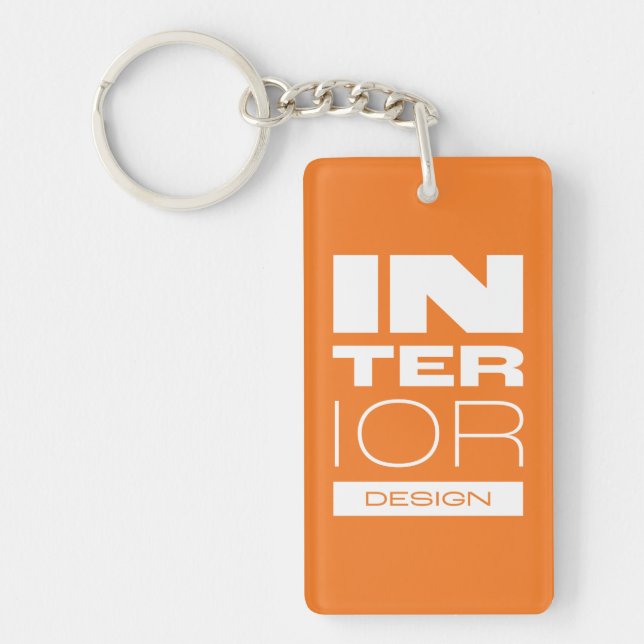 Kean MGC Interior Design Acrylic Keychain (Front)