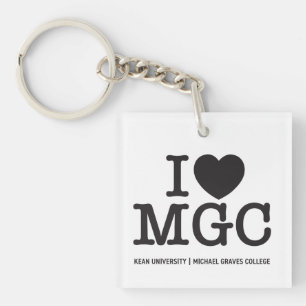 Kean MGC Michael Graves College Key Ring