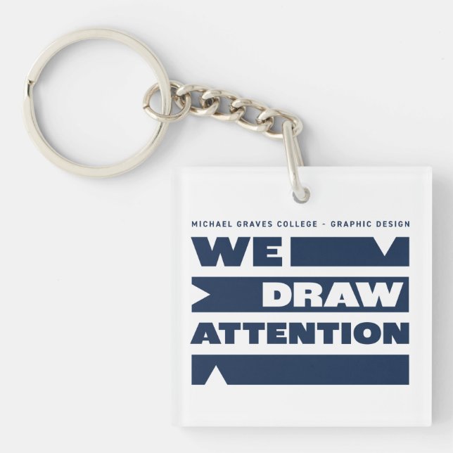 Kean MGC We Draw Attention Key Ring (Front)