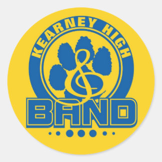 Kearney High Band 3-inch Stickers