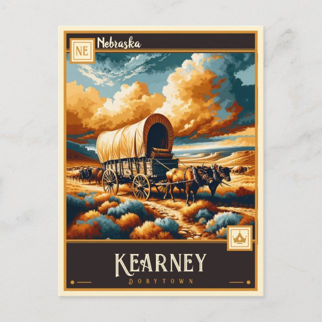 Kearney, Nebraska | Vintage Postcard (Front)