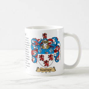 Kearney, the Origin, the Meaning and the Crest Coffee Mug