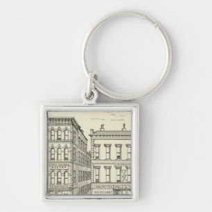Kearny, Pine and California East Side Key Ring