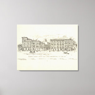 Kearny, Sacramento and Clay West Side Canvas Print