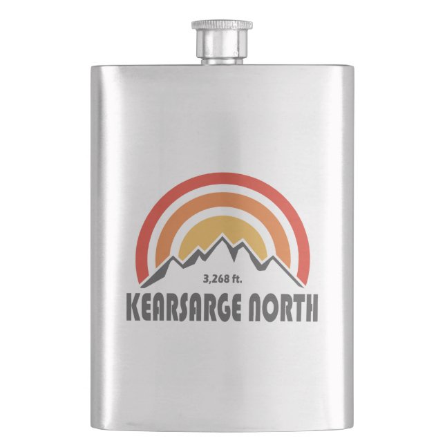 Kearsarge North New Hampshire Hip Flask (Front)