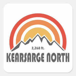 Kearsarge North New Hampshire Square Sticker