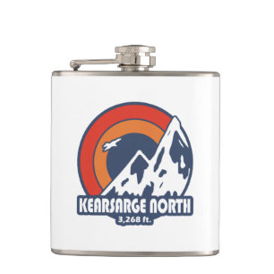Kearsarge North New Hampshire Sun Eagle Hip Flask