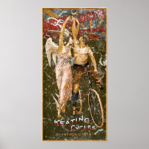 Keating Cycles-1905 - distressed Poster
