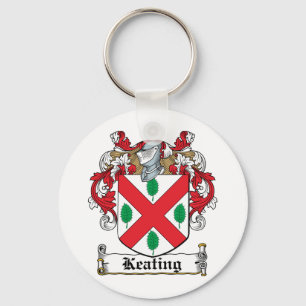 Keating Family Crest Key Ring