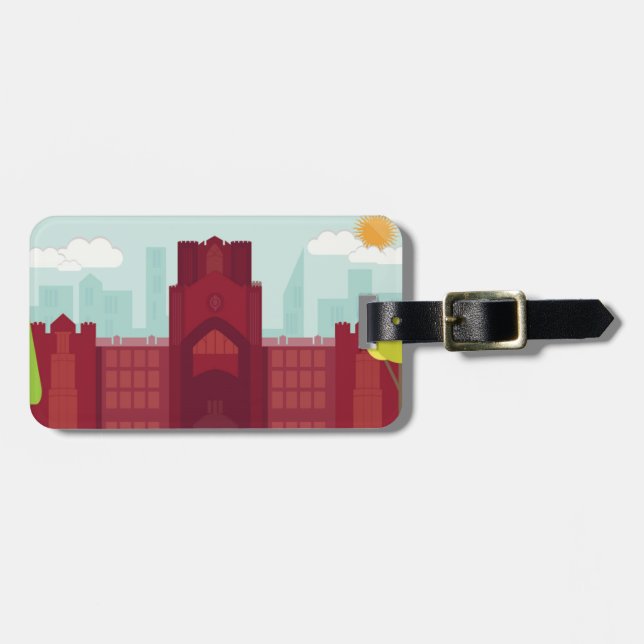Keating Hall Luggage Tag (Front Horizontal)