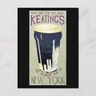 Keating's Irish Pub Postcard