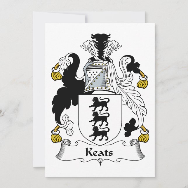 Keats Family Crest (Front)