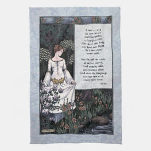 Keats "La Belle Dame" Victorian Tea Towel