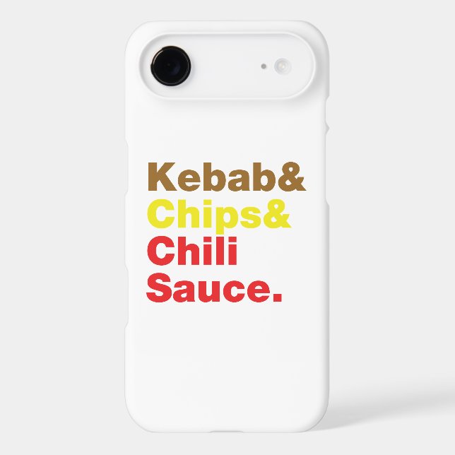 Kebab & Chips & Chilli Sauce. (Back)