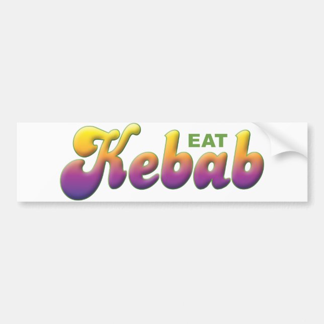 Kebab, Eat Bumper Sticker (Front)