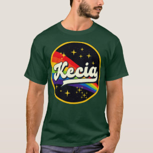 Kecia Rainbow In Space Vintage Style T-Shirt