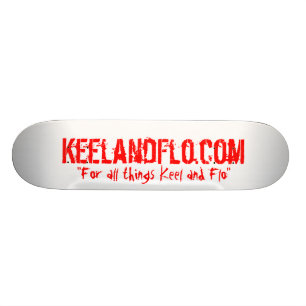 Keel and Flo skateboard